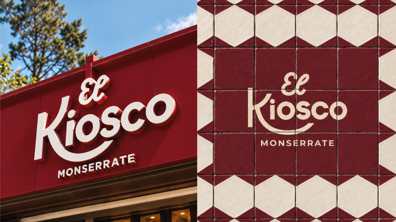 Branding Kiosko Letrero